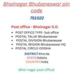 Bhoinagar Bhubaneswar pin code