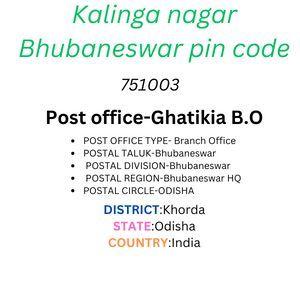 Kalinga nagar Bhubaneswar pin code