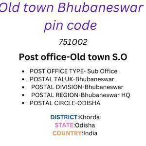 Old town Bhubaneswar pin code