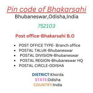 Pin code of Bhakarsahi